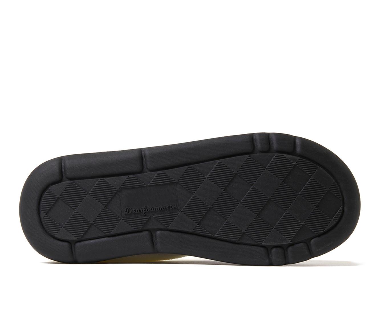 Dearfoams Olive Sweatshirt Clog Slippers