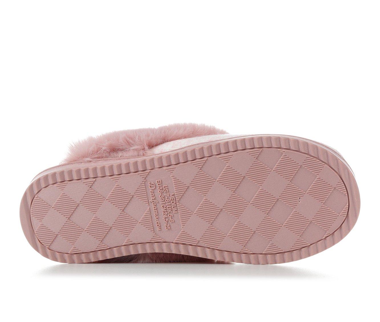 Dearfoams Dahlia Rib Knit Scuff Slippers