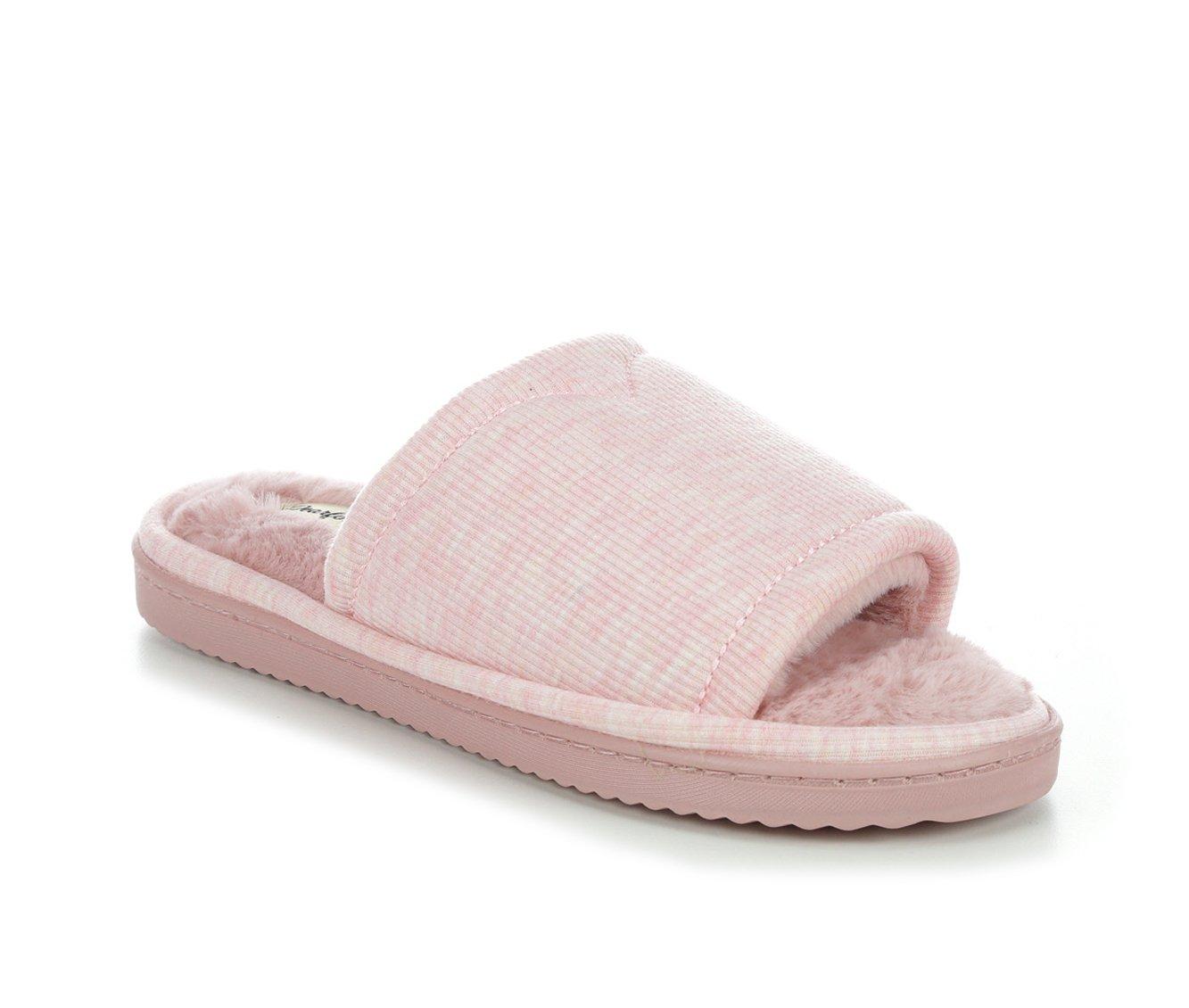 Dearfoam open discount toe bedroom slippers