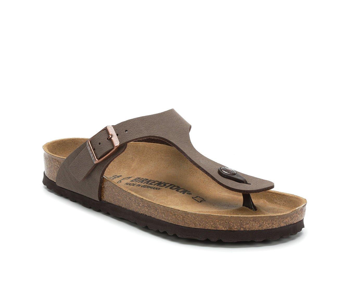 Women's Birkenstock Gizeh Leather Footbed Sandals