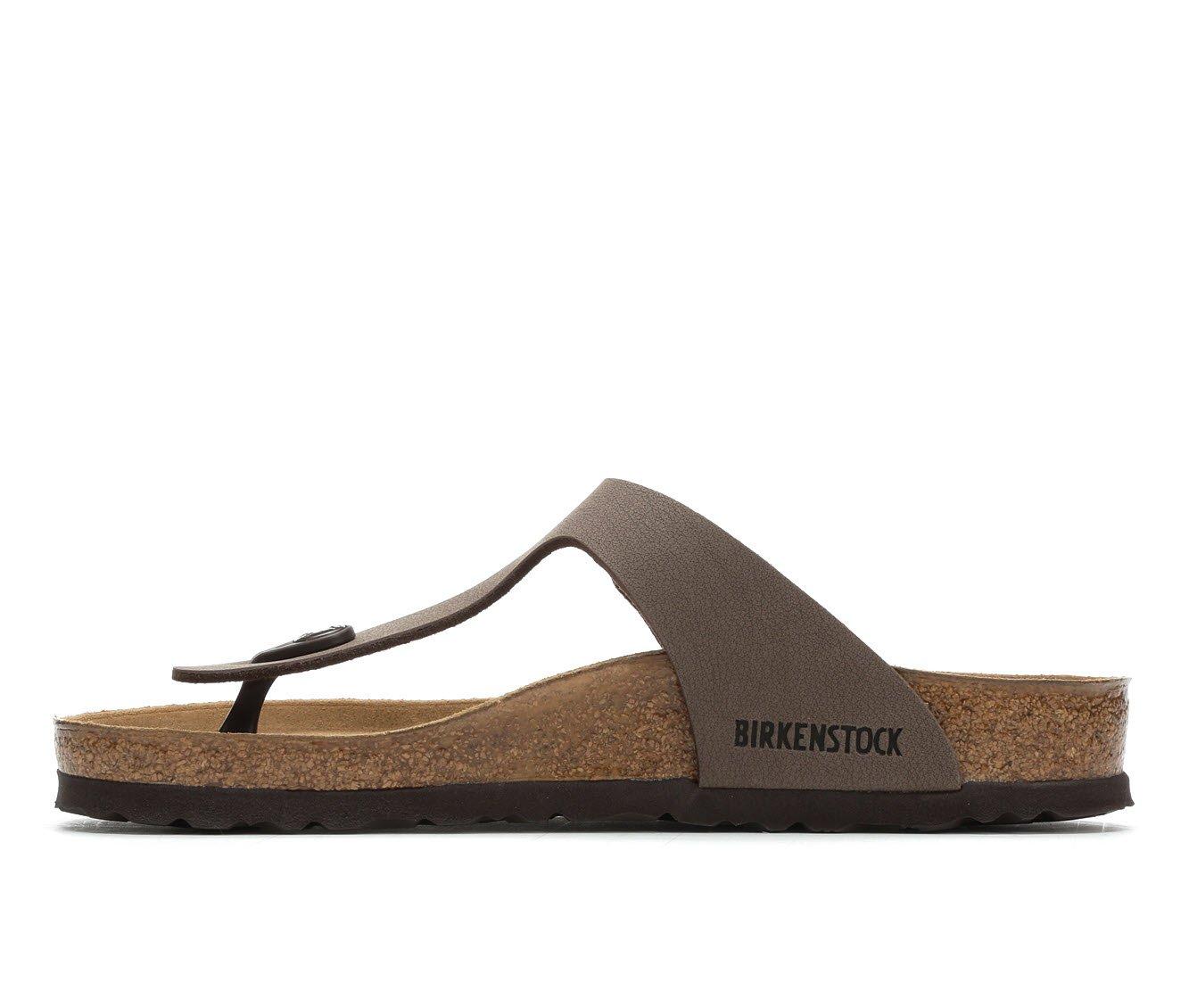 Women's Birkenstock Gizeh Leather Footbed Sandals