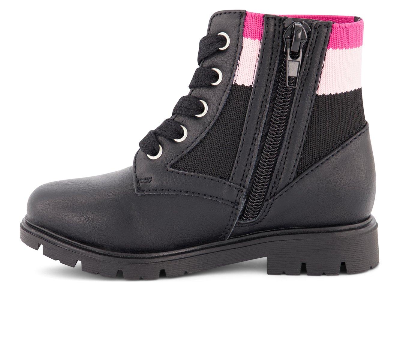 Girls' DKNY Toddler Stass Knit Moto Boots
