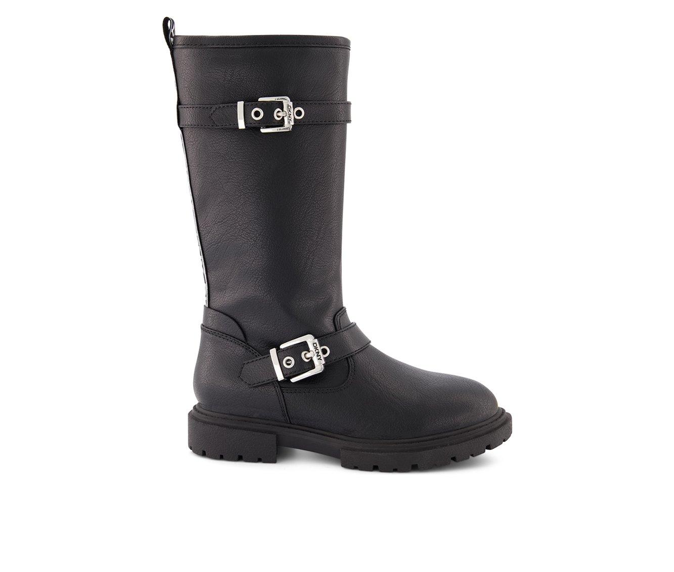 Dkny black discount knee high boots