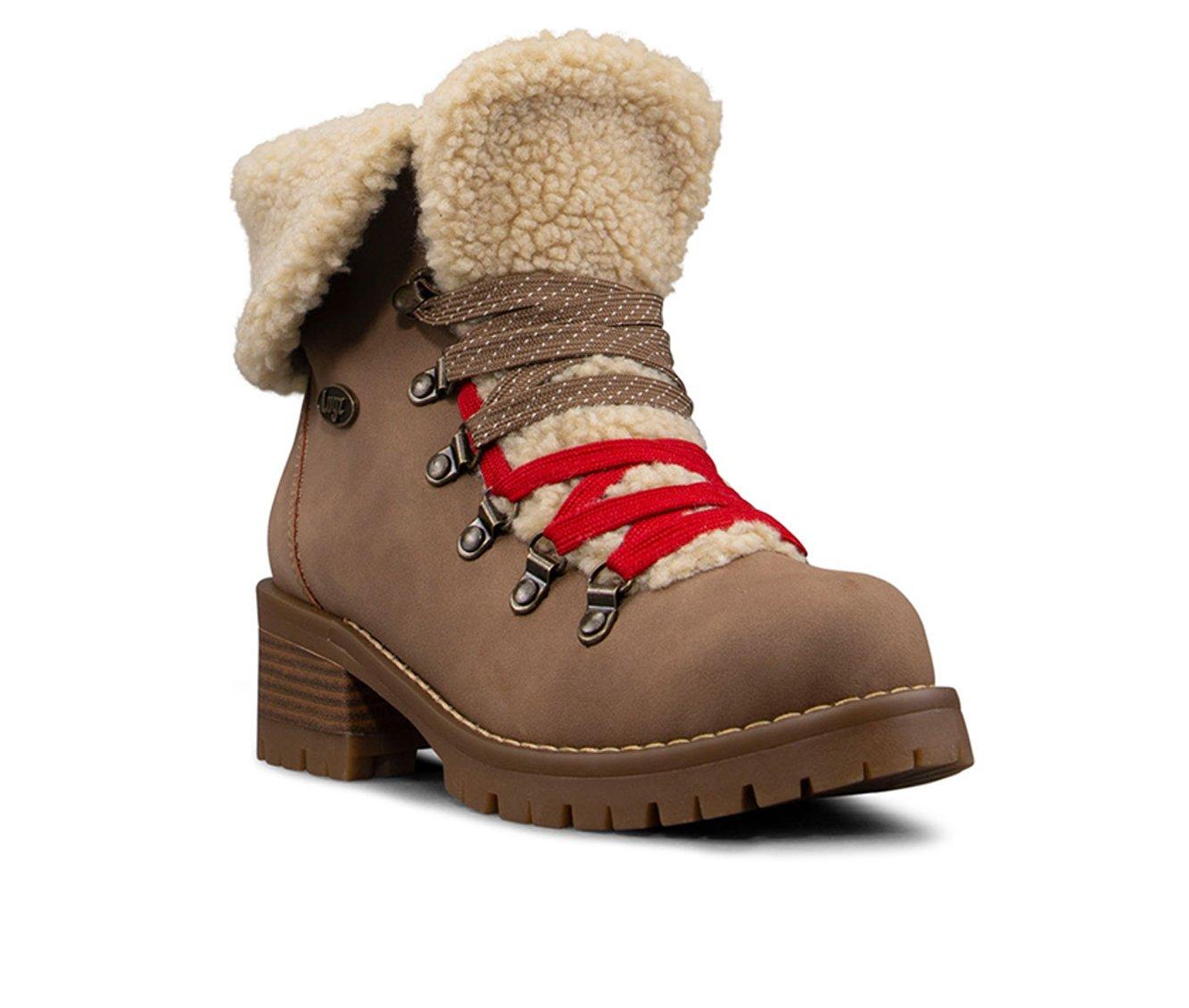 Women's Lugz Adore Fur Lace-Up Boots