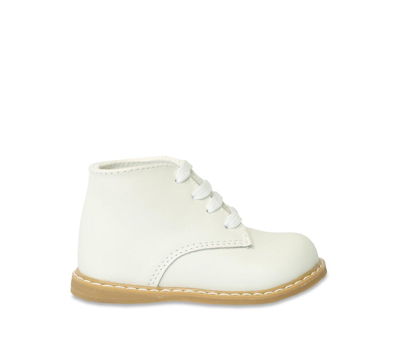 White leather baby walking on sale shoes