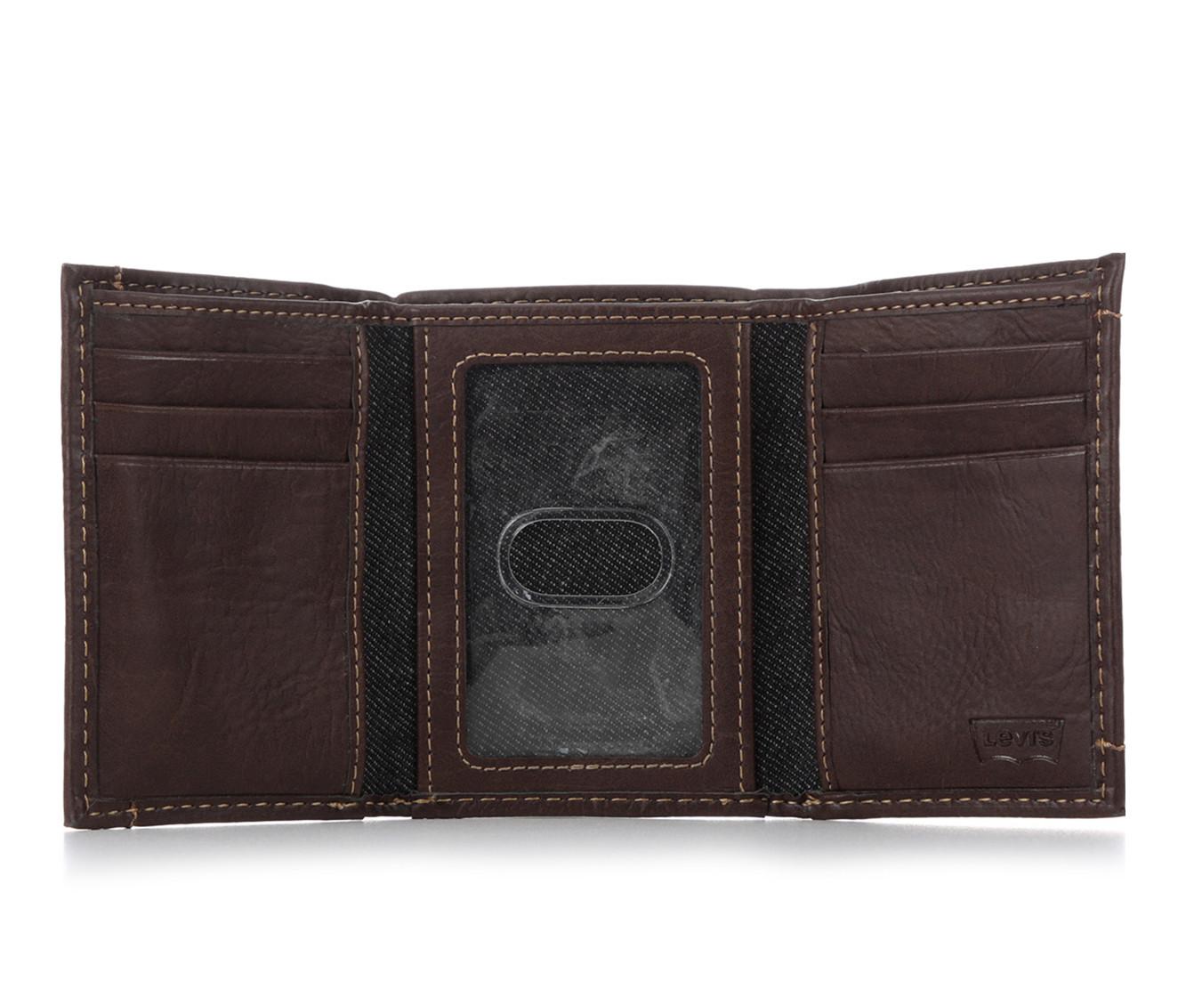 Levi's Accessories Mens RFID Trifold Wallet