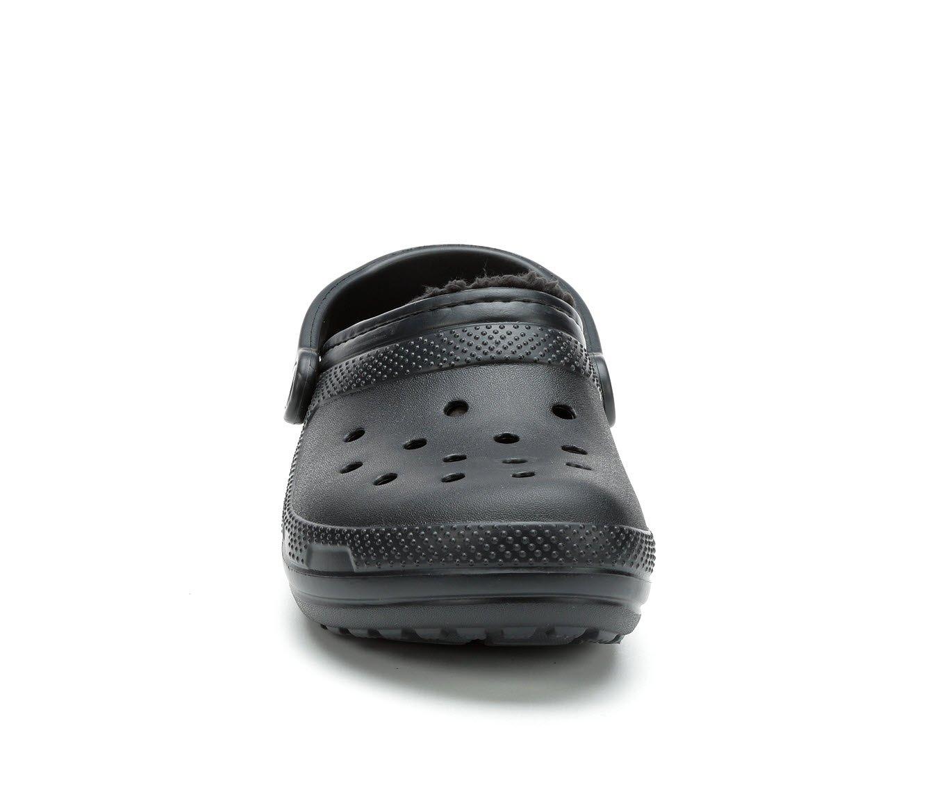 Black Crocs Unisex Classic Lined Clog, Mens