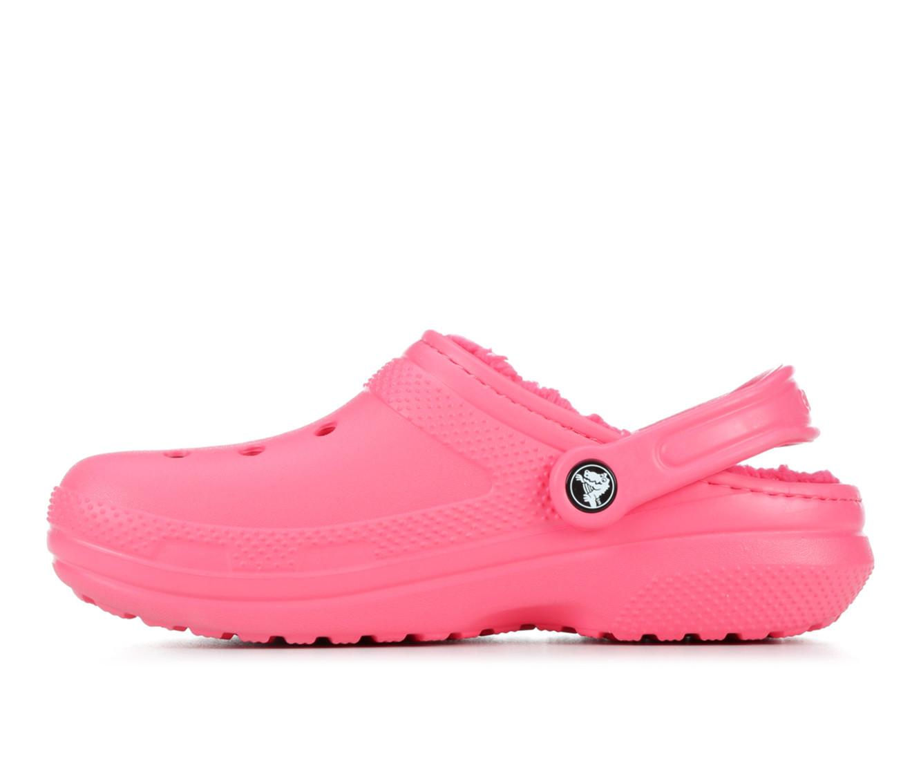 Crocs™ Classic Fuzz-lined Clog in Pink