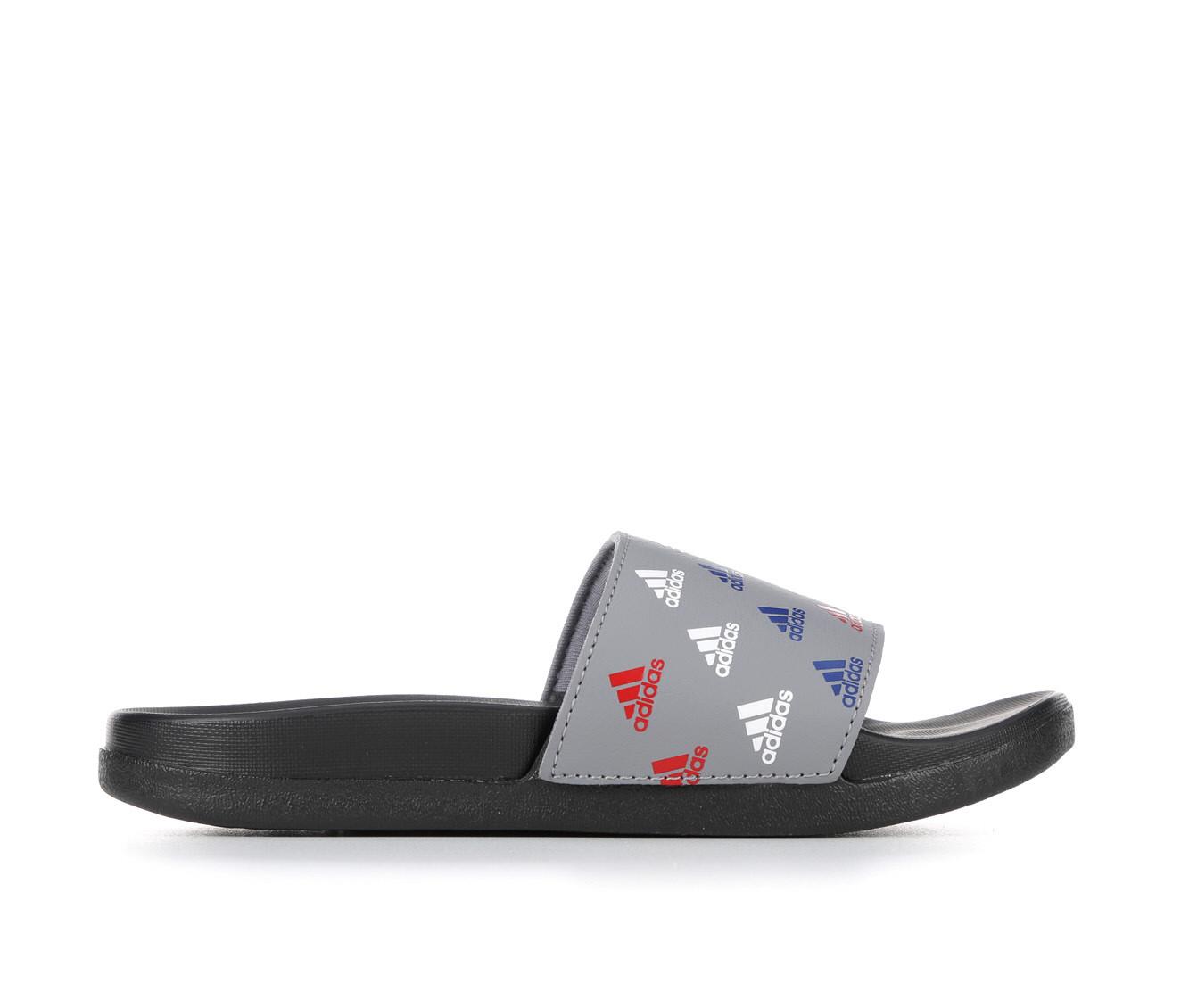 Boys' Adidas Adilette Comfort Print Boys 11-6 Sport Slides