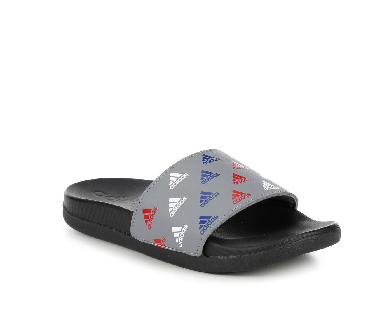 Boys' Adidas Adilette Comfort Print Boys 11-6 Sport Slides