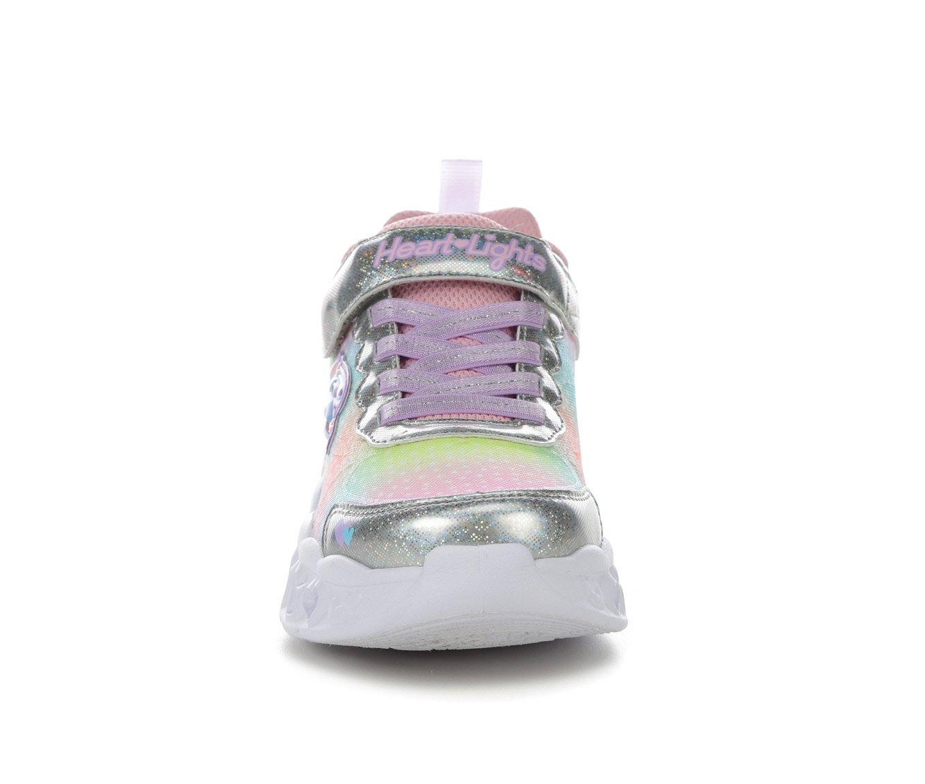 Girls' Skechers Little Kid & Big Kid Heart Lights Simply Love Light-Up Sneakers