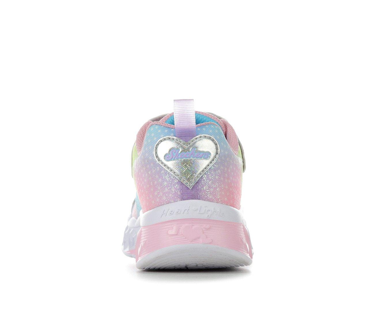 Girls' Skechers Little Kid & Big Kid Heart Lights Simply Love Light-Up Sneakers