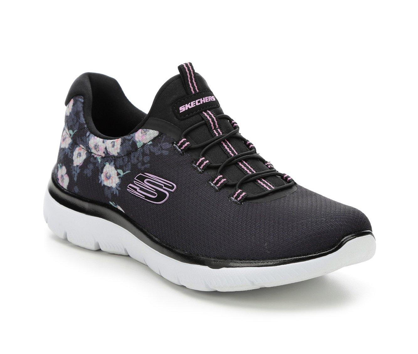 Women's Skechers 149935 Summits Floral SlipOn Sneakers Shoe Carnival