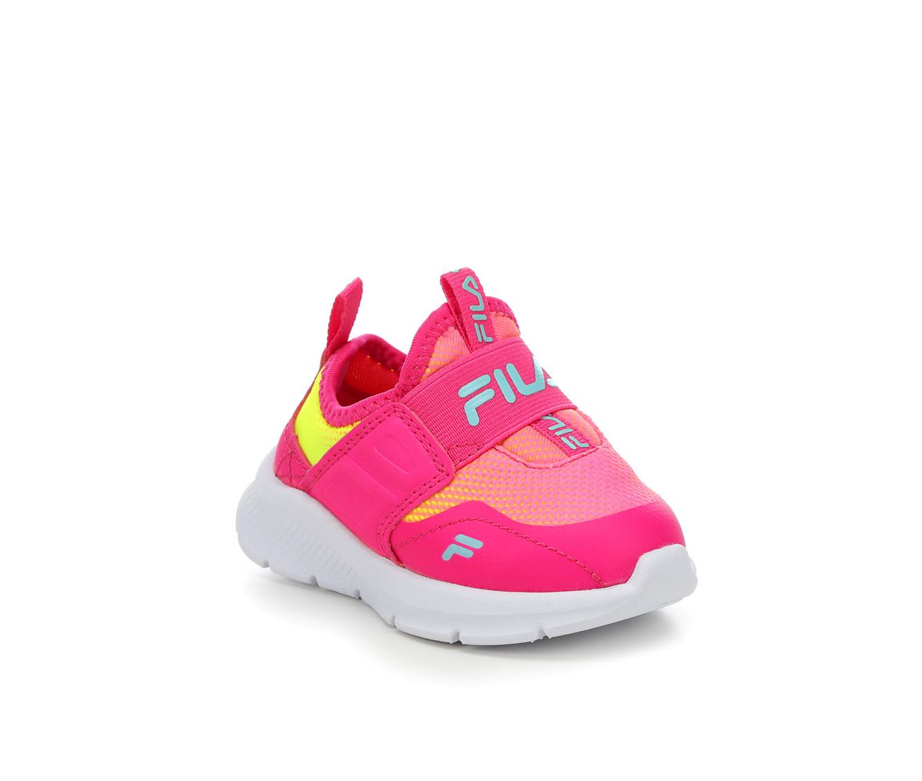 Girls Fila Toddler Landbuzzer Marble Slip On Running Shoes