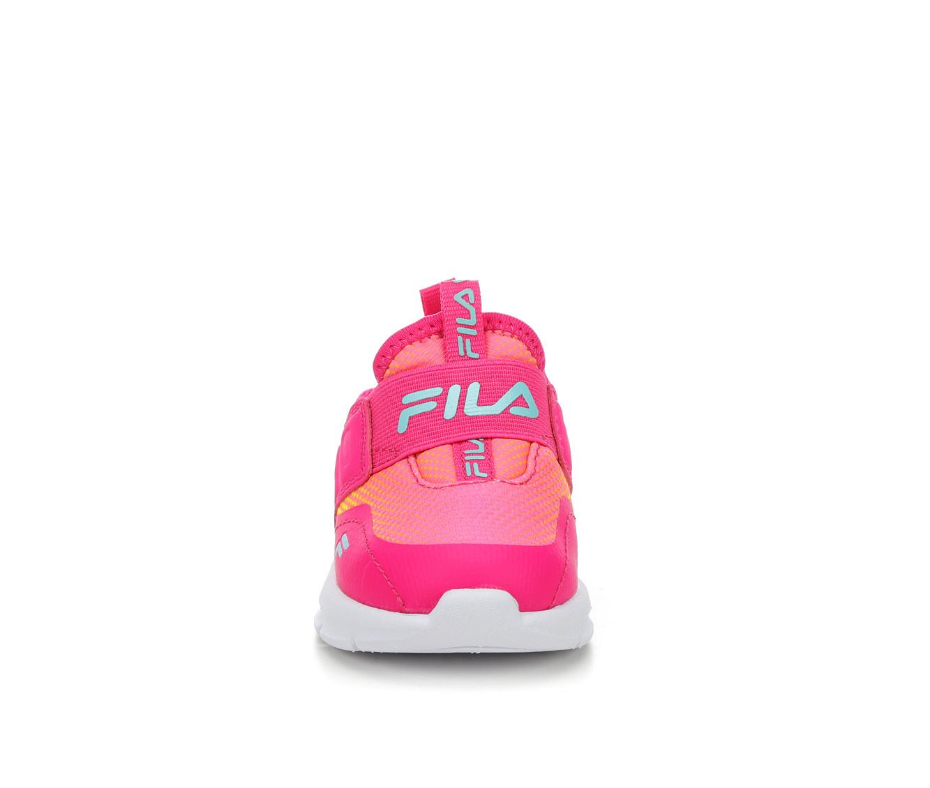 Girls' Fila Toddler Landbuzzer Marble Slip-On Running Shoes