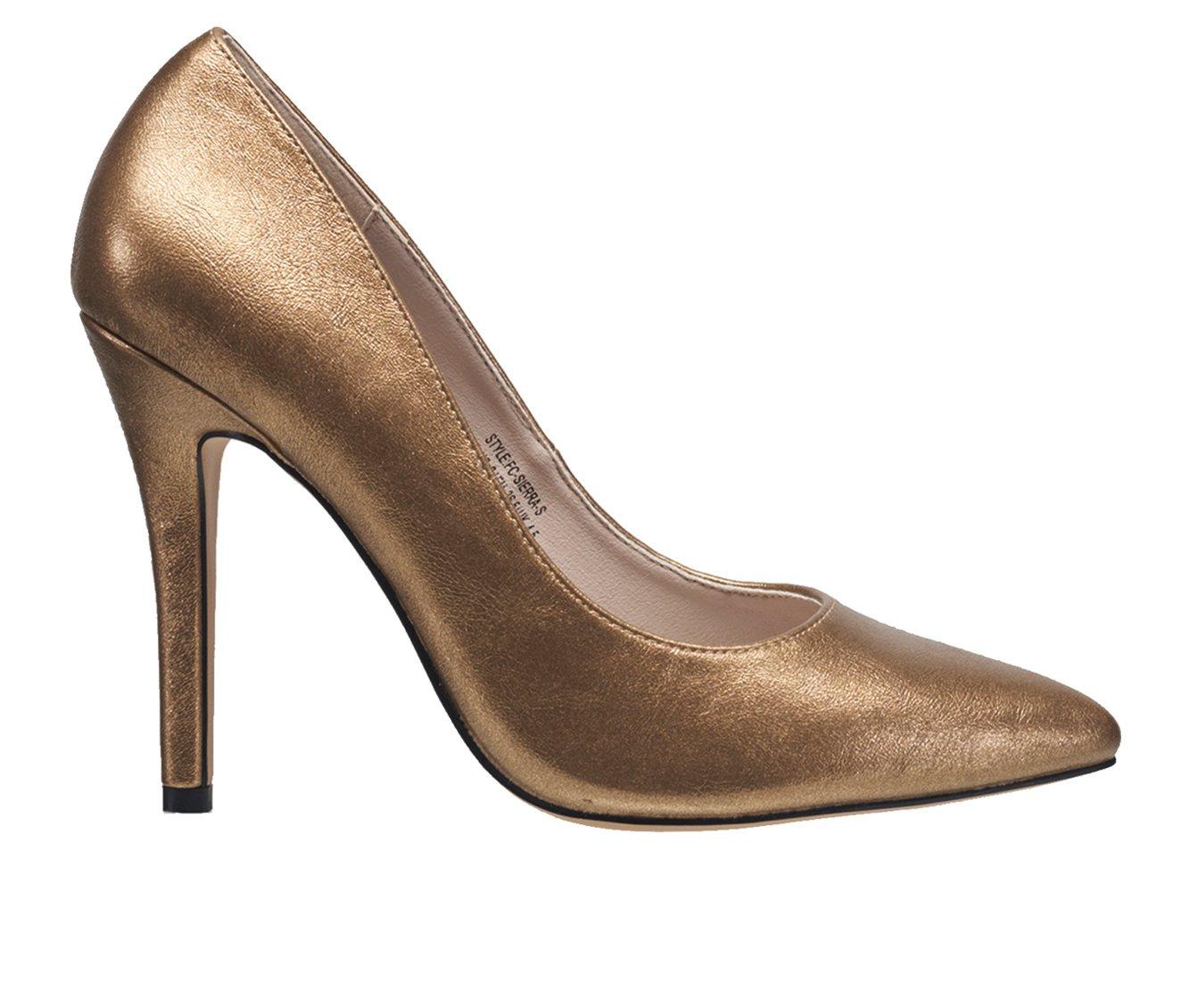 Gold heels hot sale shoe carnival