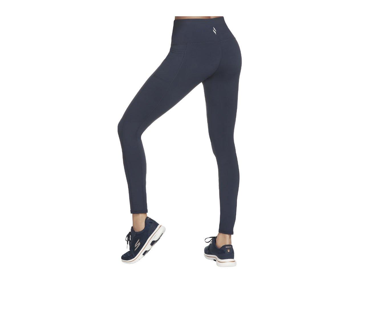 Skechers GoWalk High Waisted Yoga Pants Womens Leggings w/ Pockets Size M