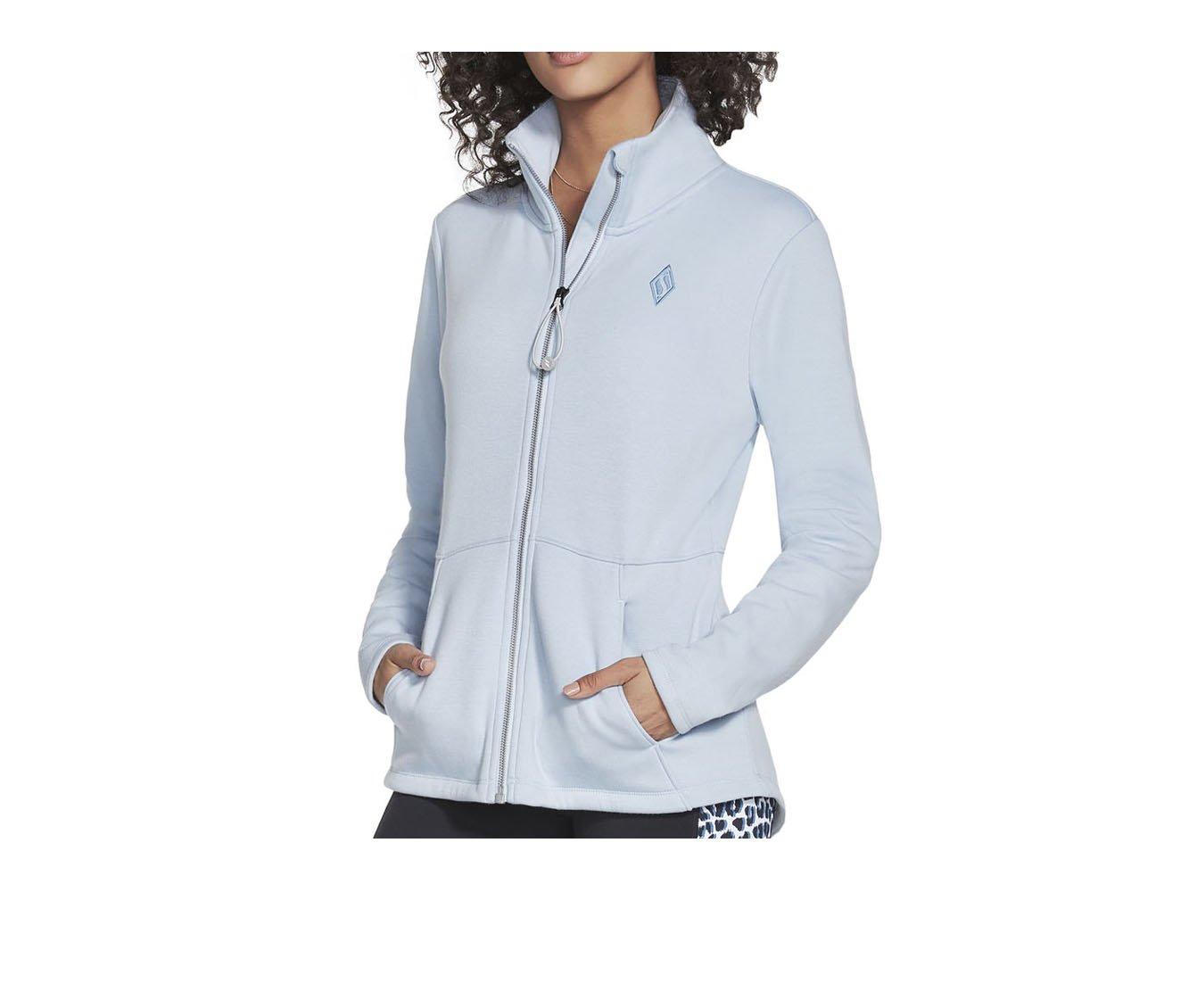 Skechers Go Lounge Downtime Womens Jacket (Off White)