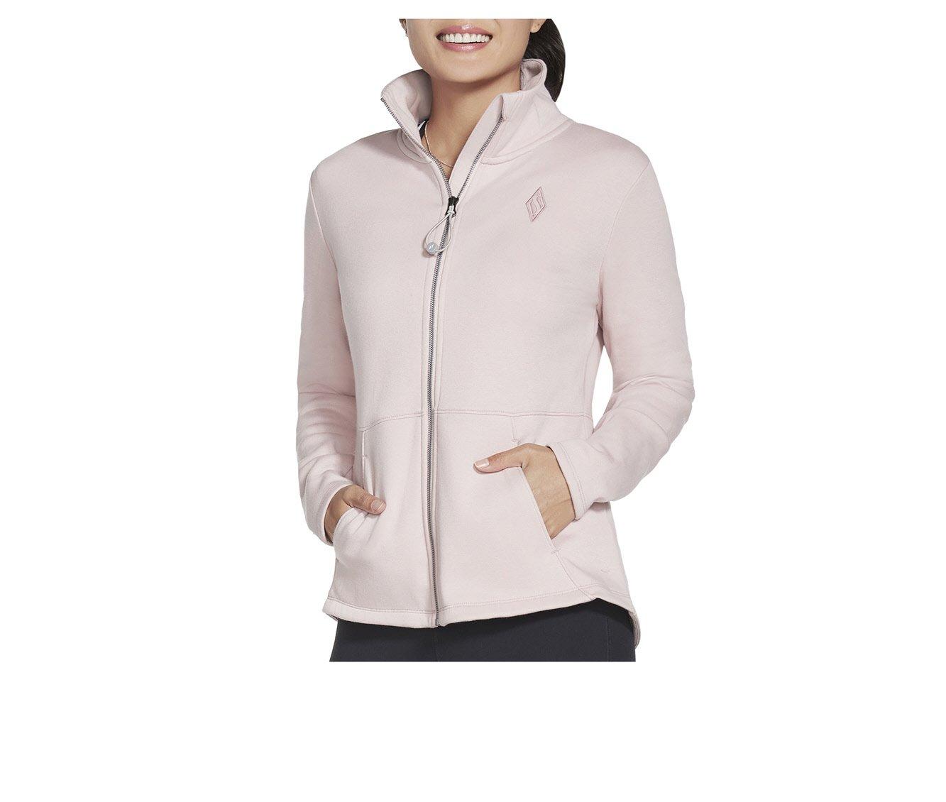 Skechers Go Lounge Downtime Womens Jacket (Off White)