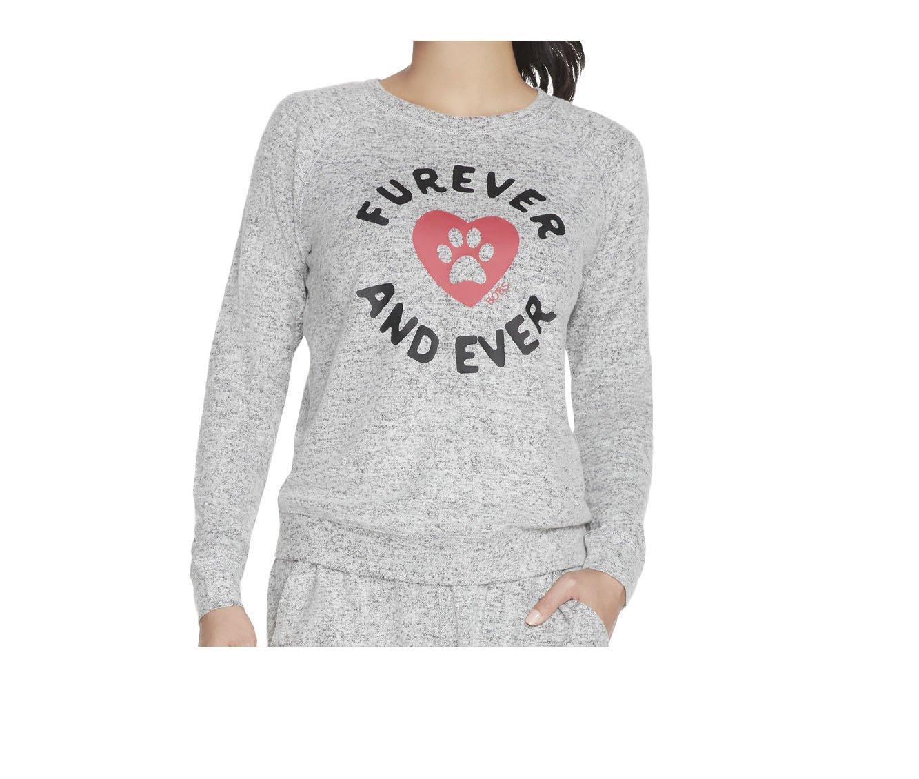 As Is Skechers Apparel Snuggle Paw Cozy Pullover 