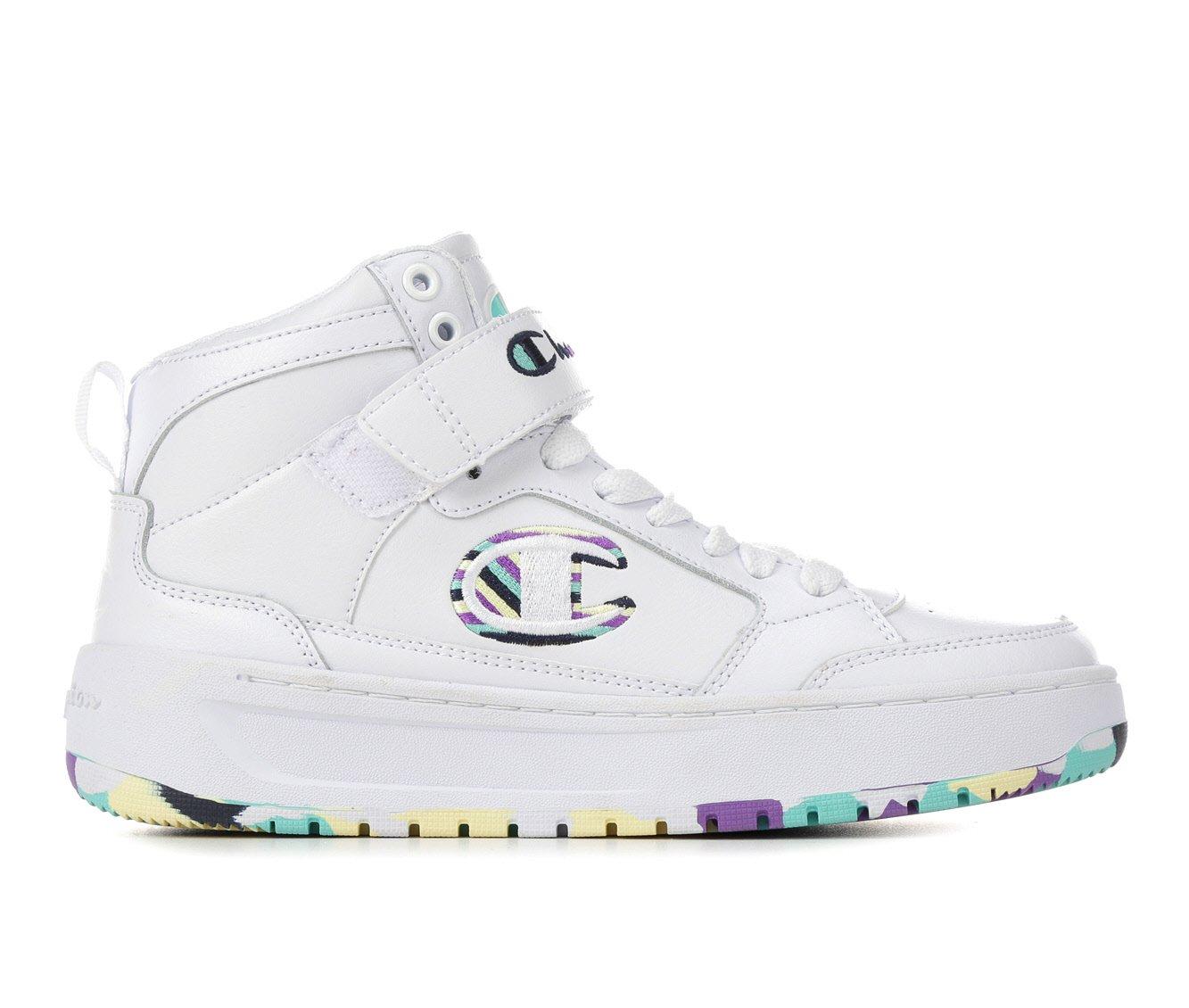 Girls' Champion Big Kid Drome Power High-Top Sneakers