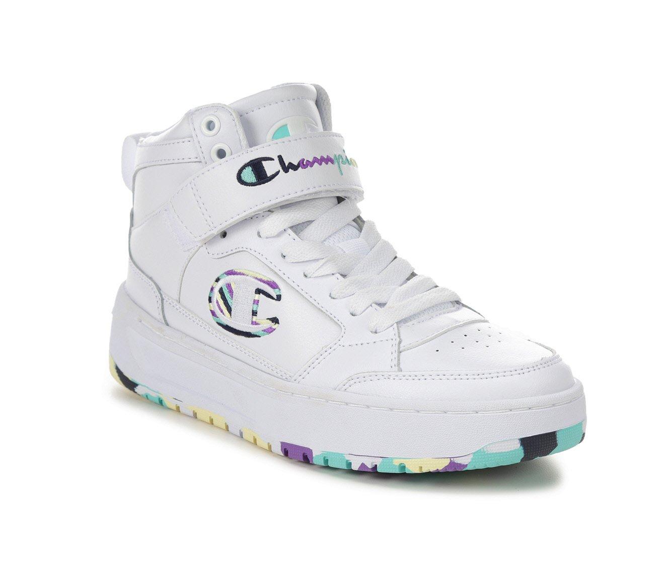 Girls' Champion Big Kid Drome Power High-Top Sneakers