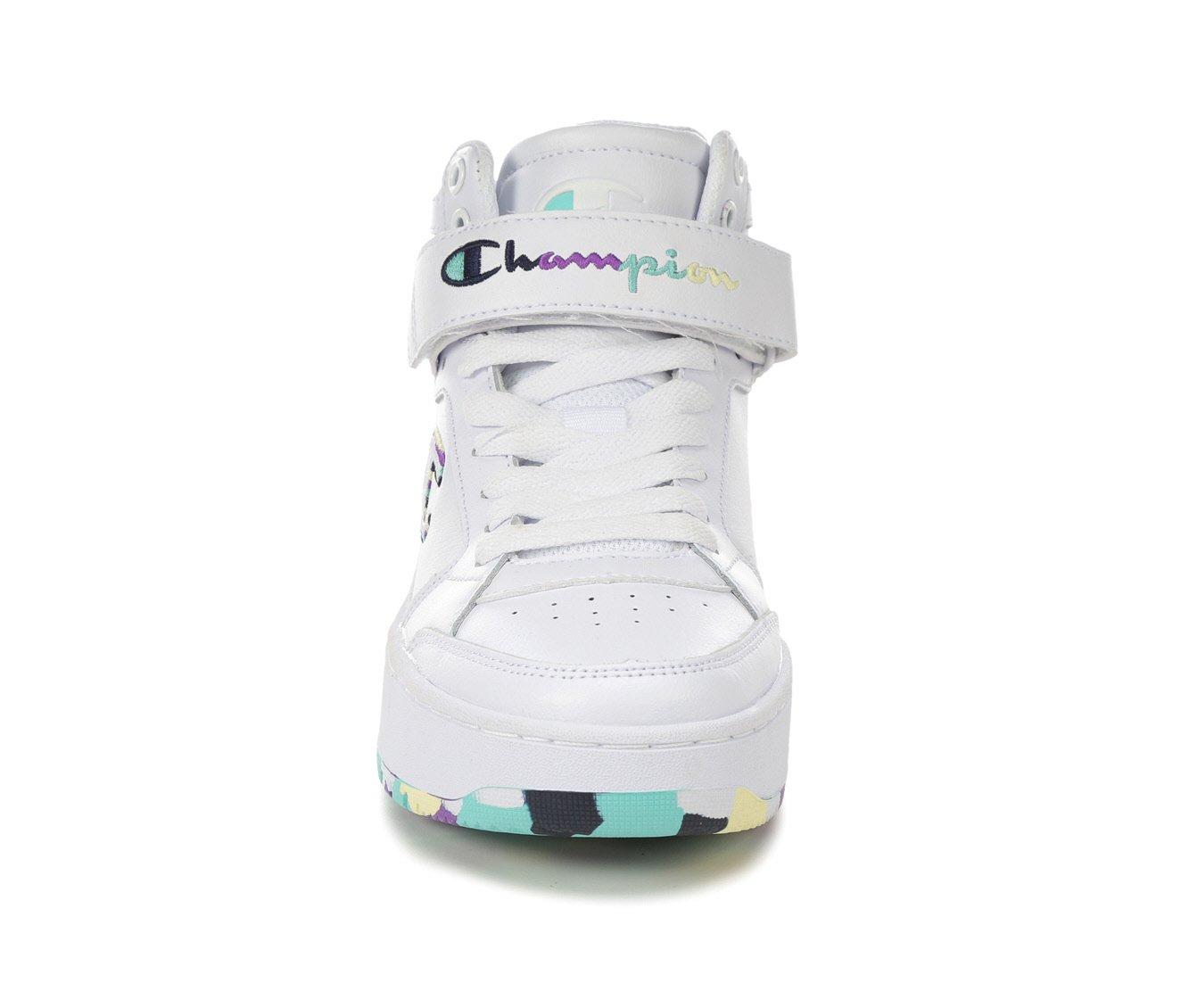 Girls' Champion Big Kid Drome Power High-Top Sneakers