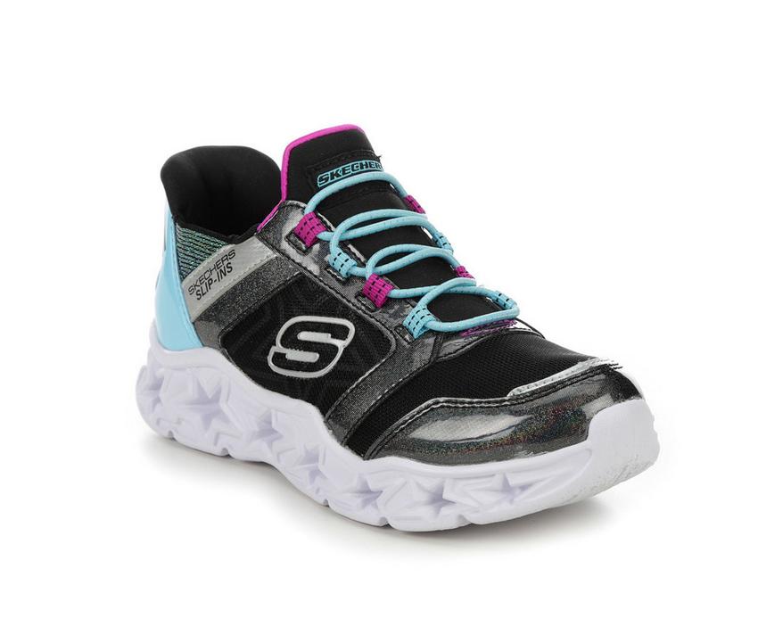 Girls' Skechers Little Kid & Big Kid Adapt Galaxy Lites Slip-Ins Light-Up Sneakers