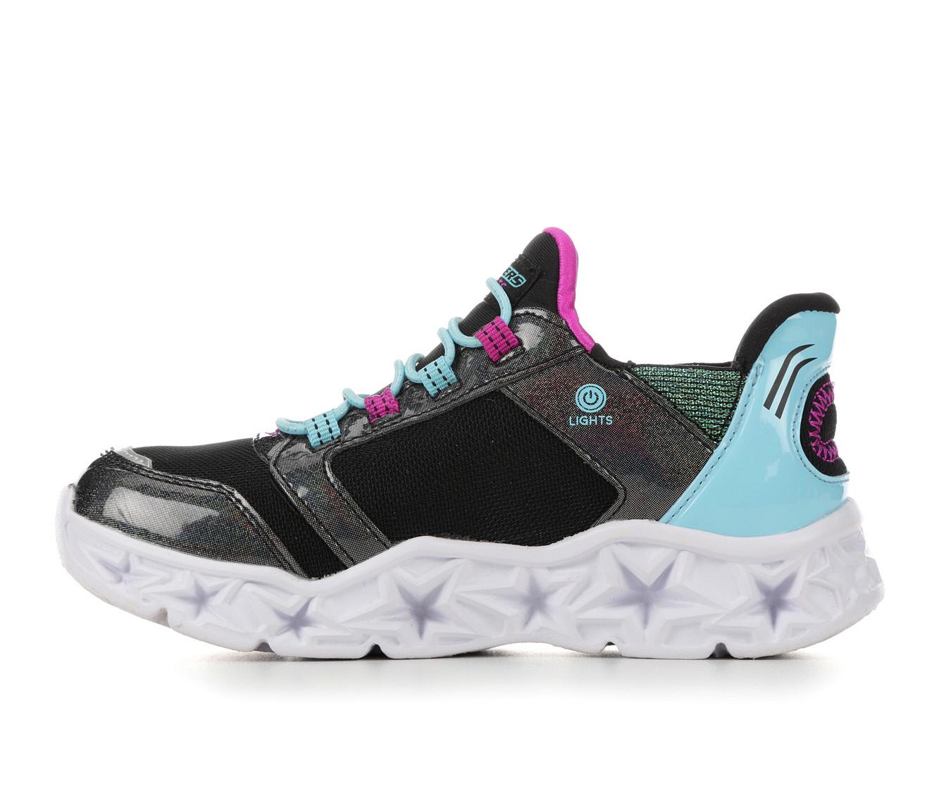 Girls' Skechers Little Kid & Big Kid Adapt Galaxy Lites Slip-Ins Light-Up Sneakers