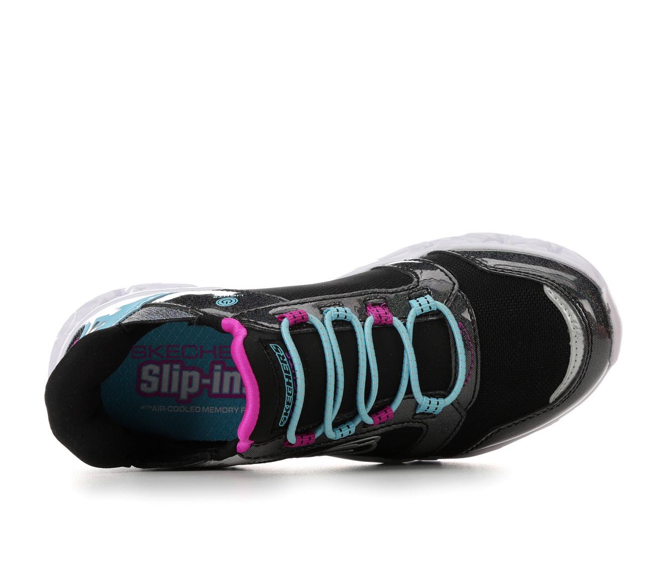 Girls' Skechers Little Kid & Big Kid Adapt Galaxy Lites Slip-Ins Light-Up Sneakers