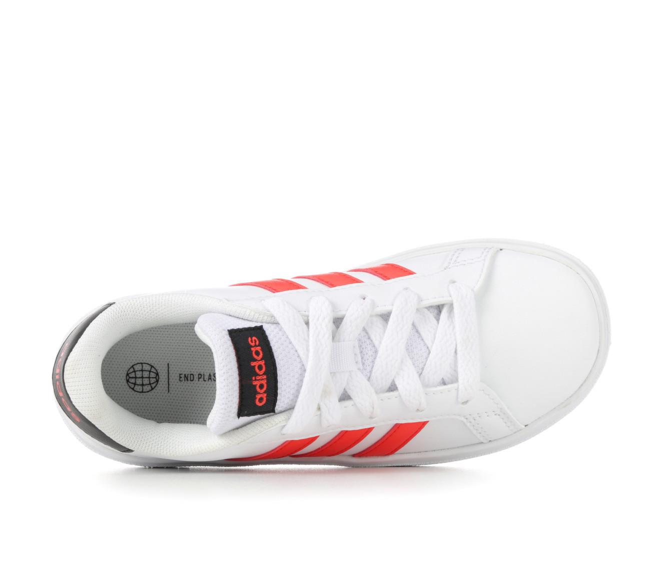 Kids' Adidas Little Kid & Big Kid Grand Court 2.0 Sustainable Sneakers