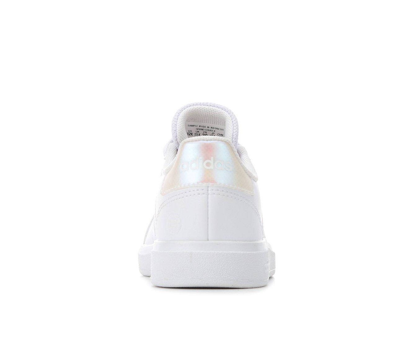 Girls' Adidas Little Kid & Big Kid Grand Court 2.0 Sustainable Sneakers