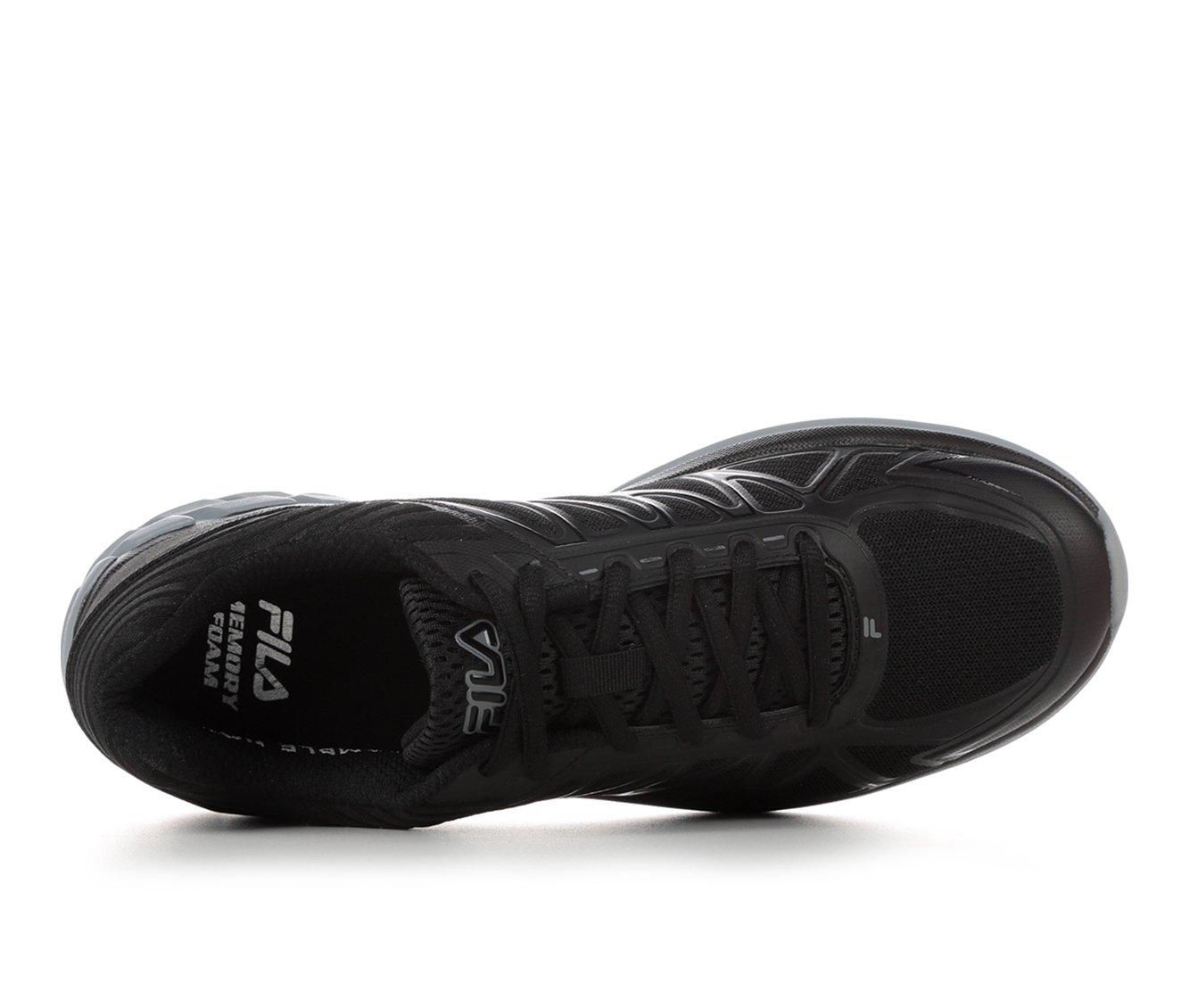 Black fila memory outlet foam shoes