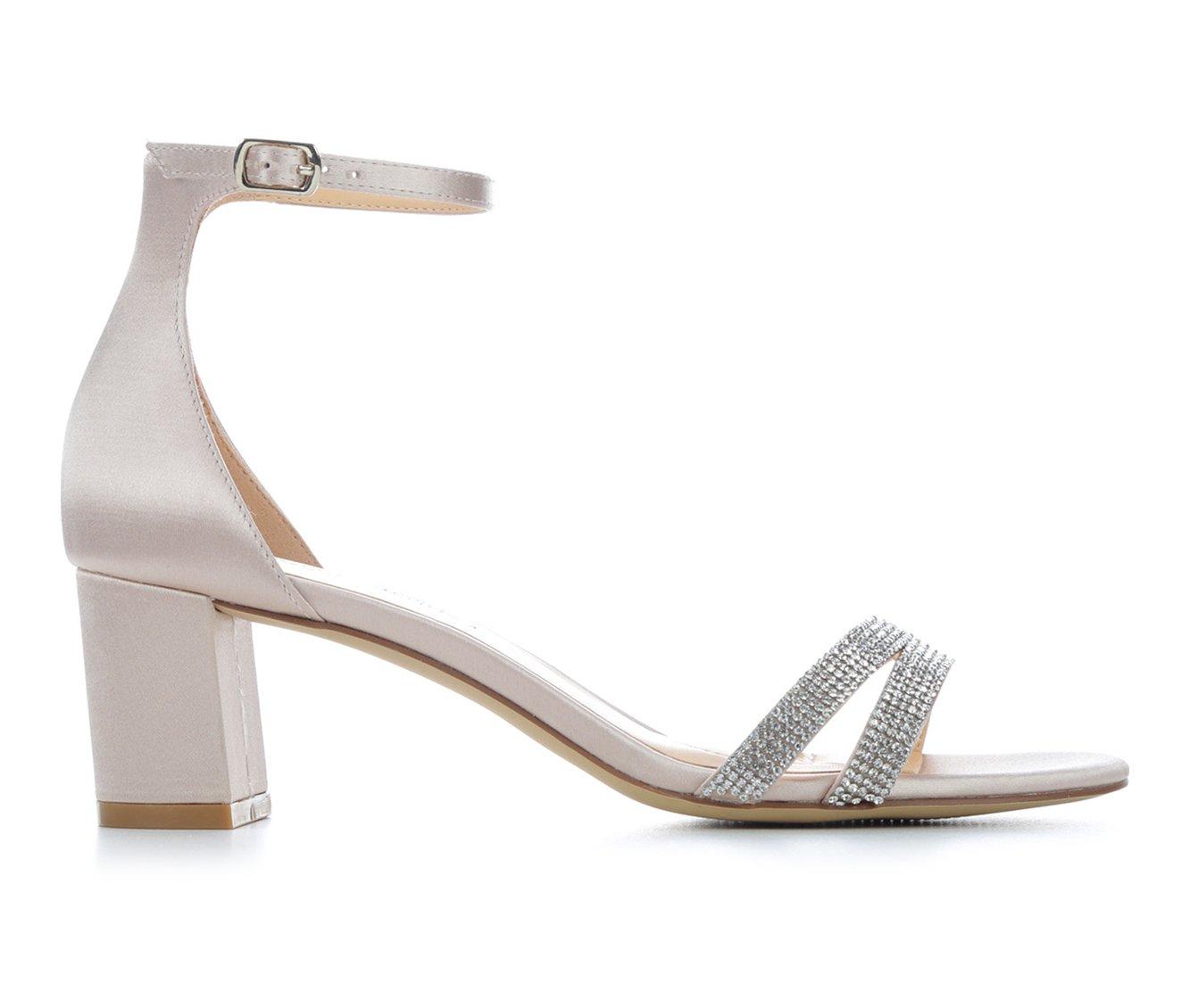 Silver sales occasion shoes