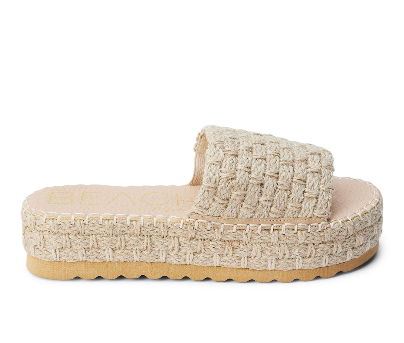 Beach by matisse raffia platform online sandals