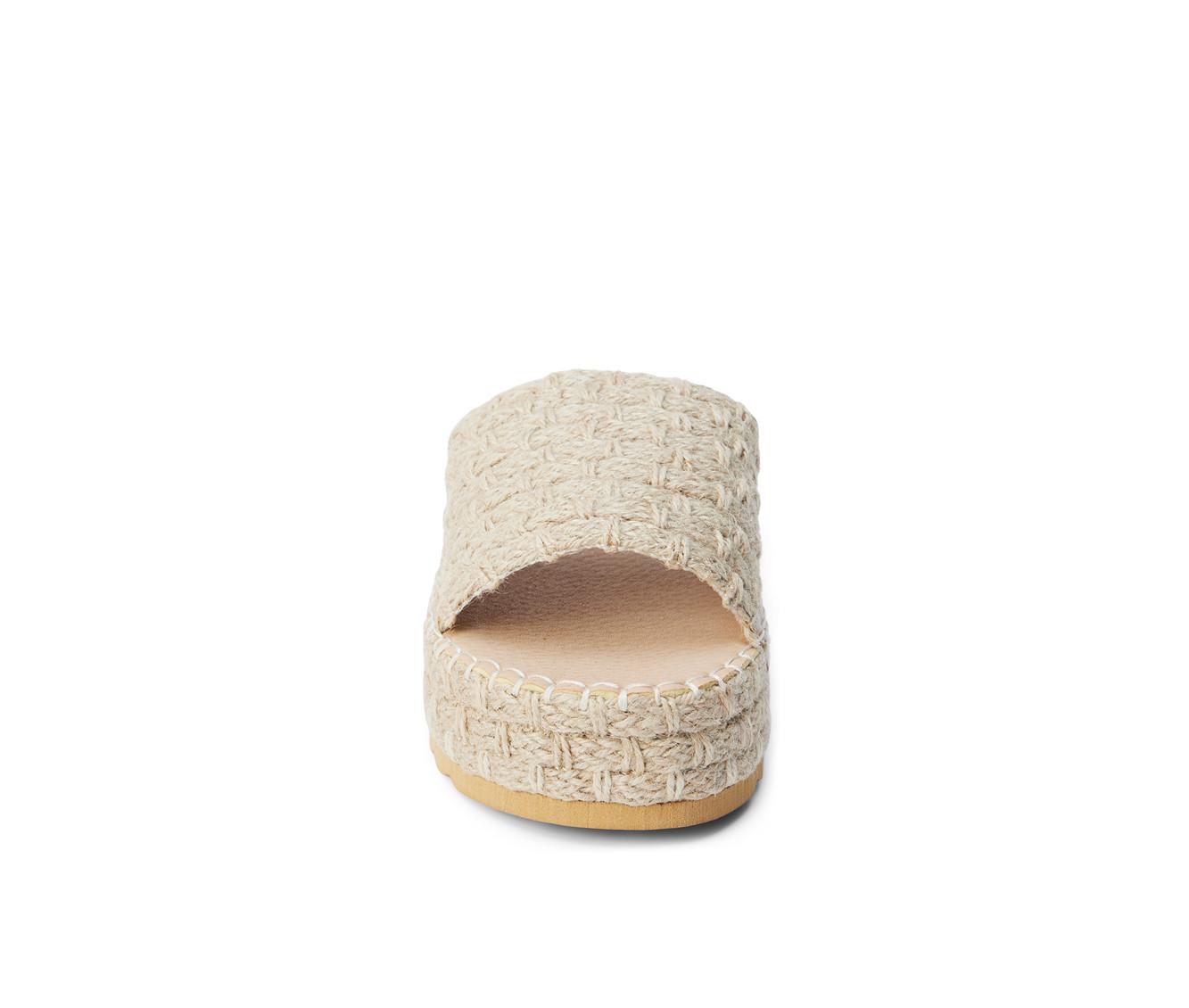 Raid melody natural on sale espadrille flatform slides