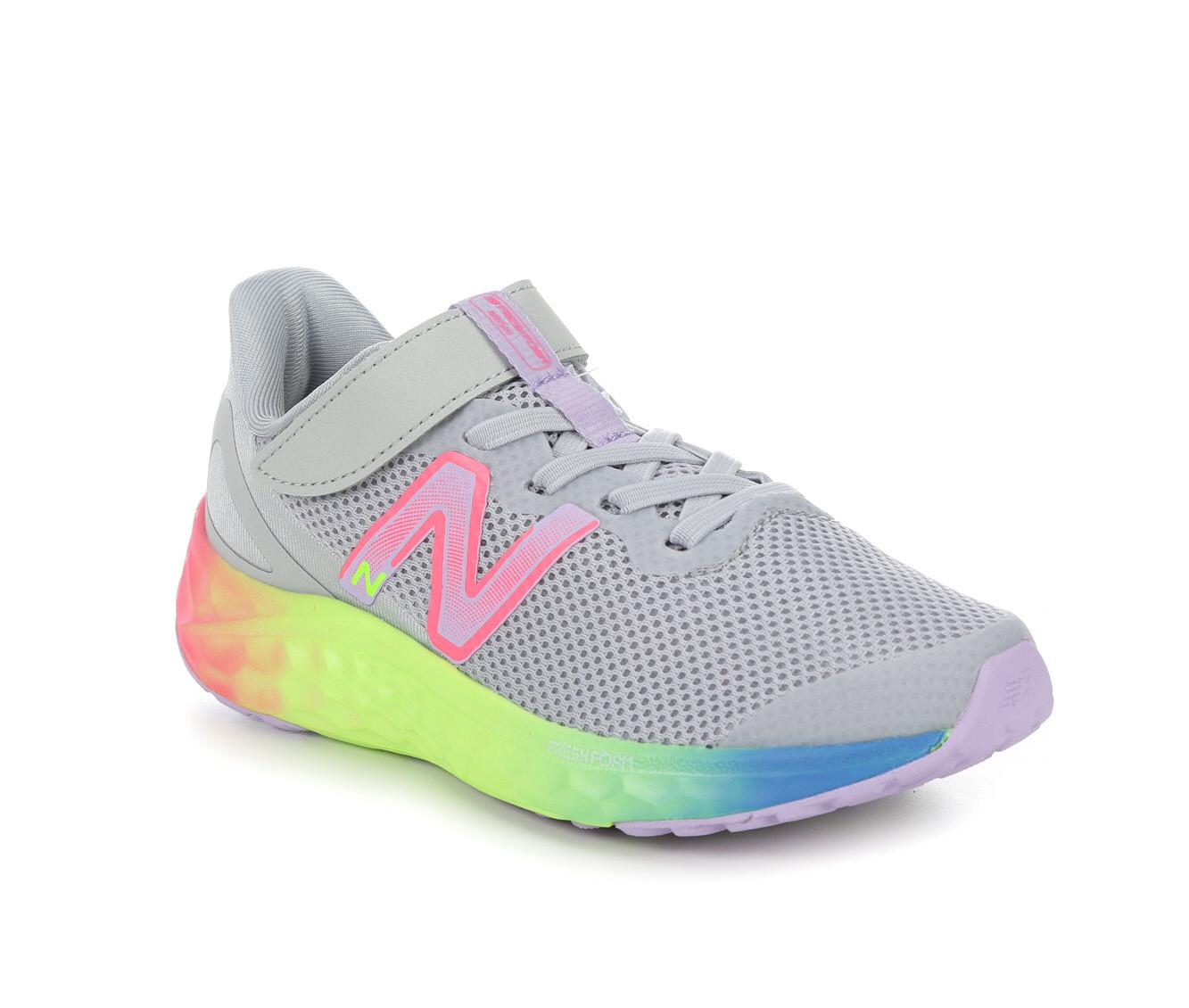 Girls' New Balance Little Kid Arishi V4 PAARIKG4 Wide Width Running Shoes