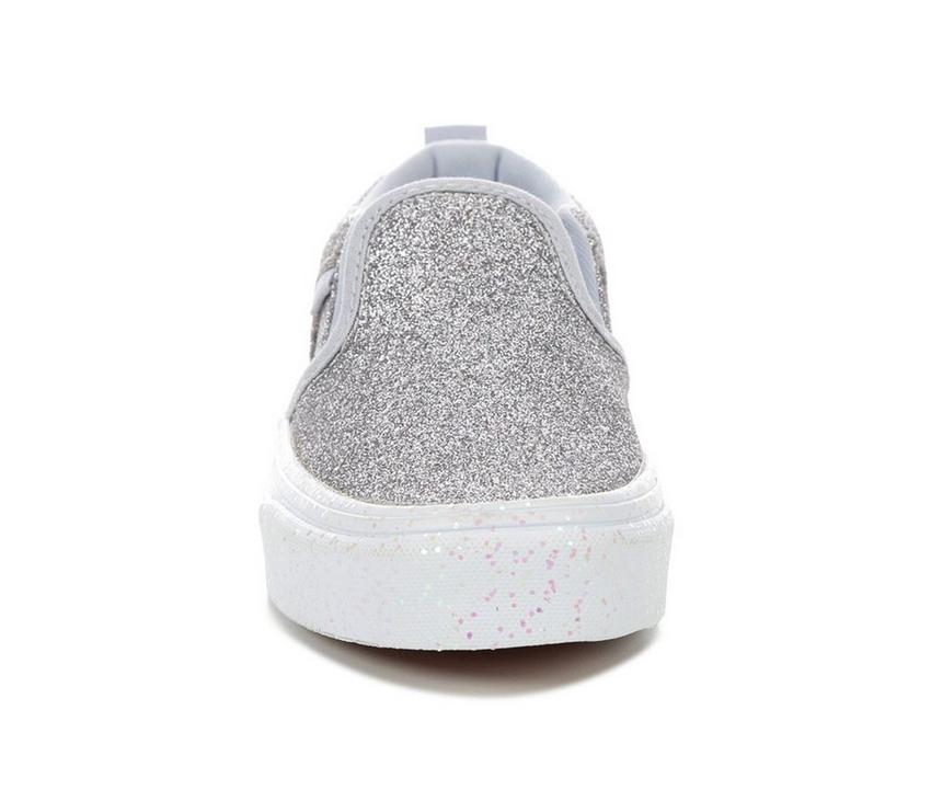 Girls' Vans Little Kid & Big Kid Asher Glitter Slip-On Sneakers