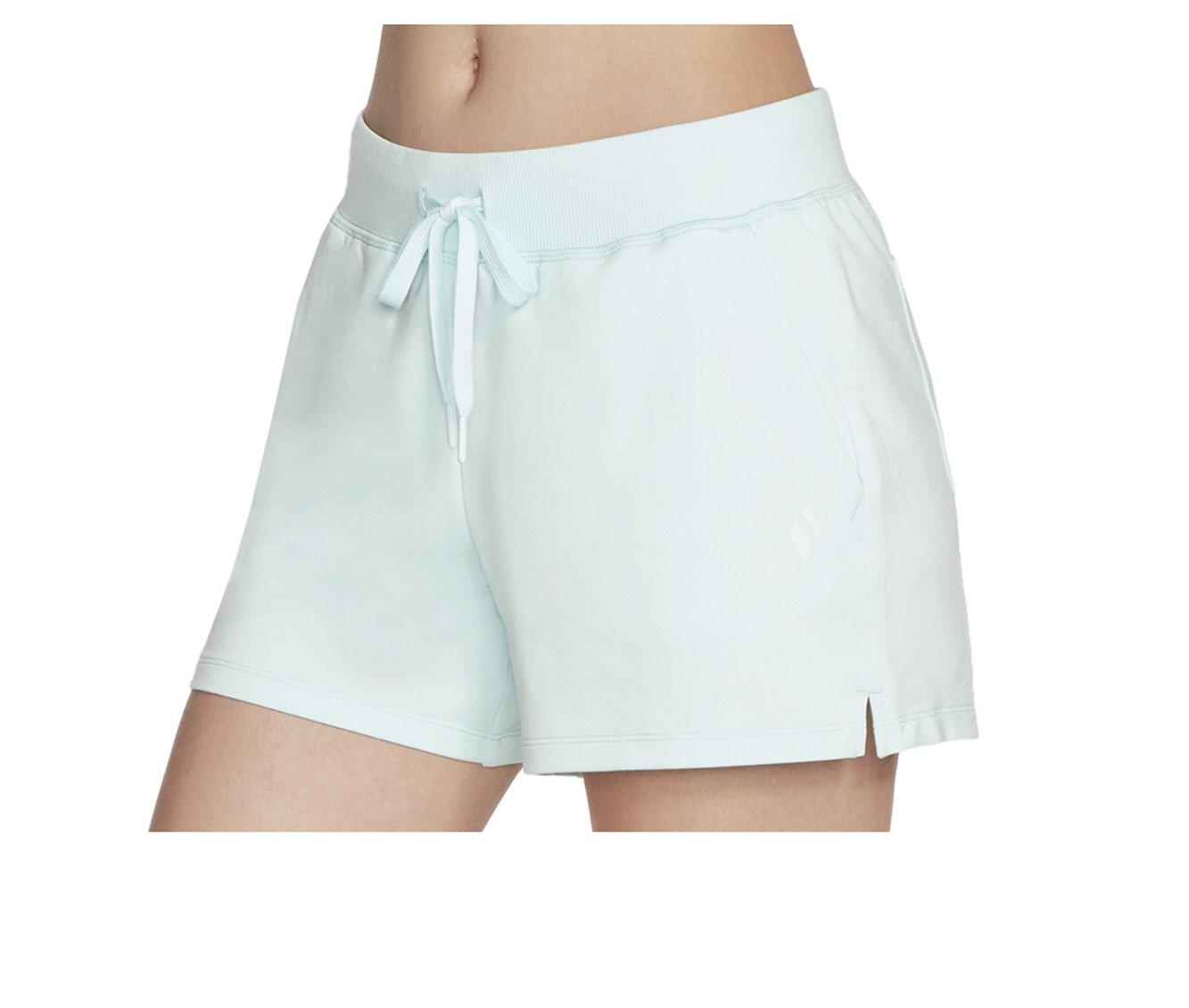 Skechers shorts on sale womens white