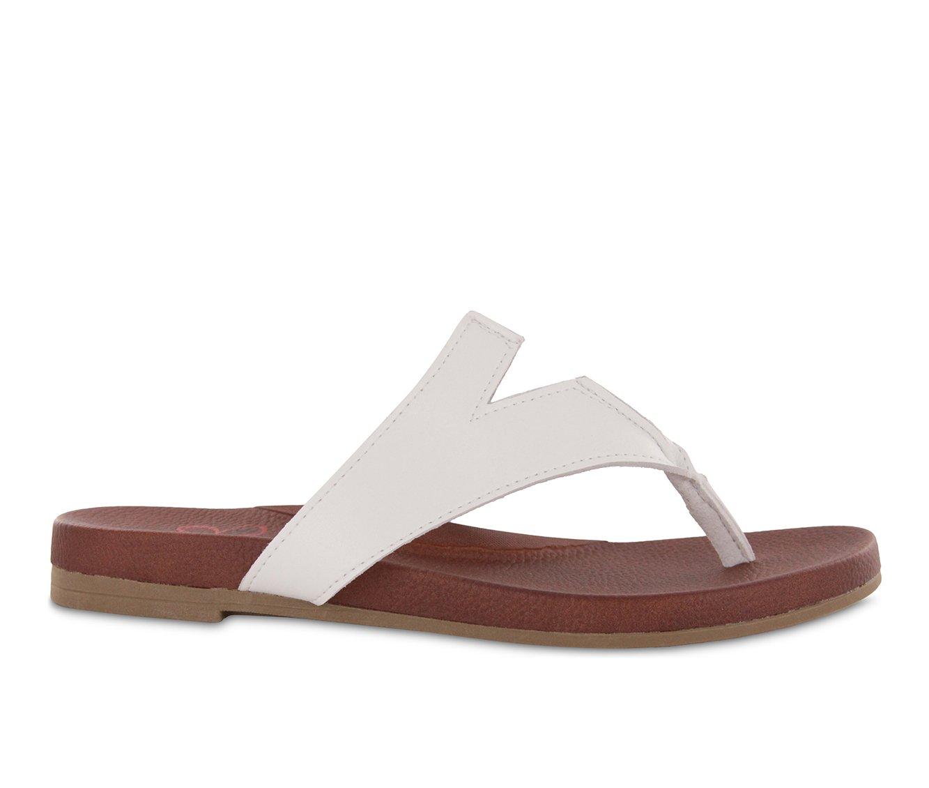 Womens wide flip on sale flops