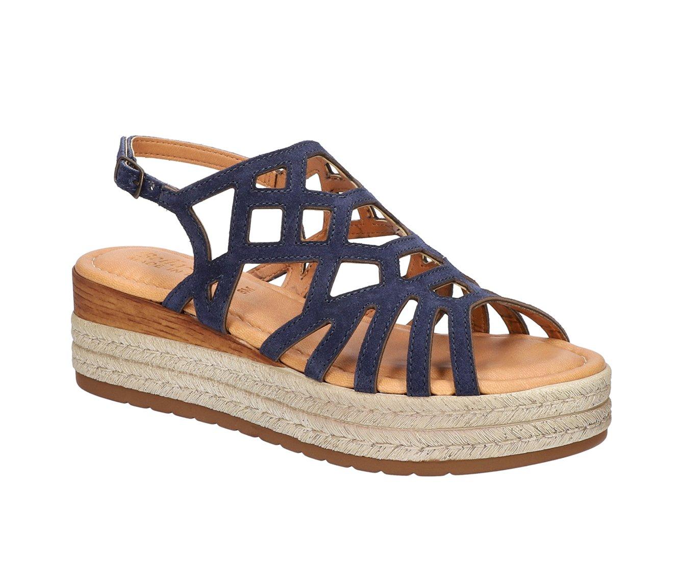 Women's Bella Vita Italy Zip Wedge Sandals