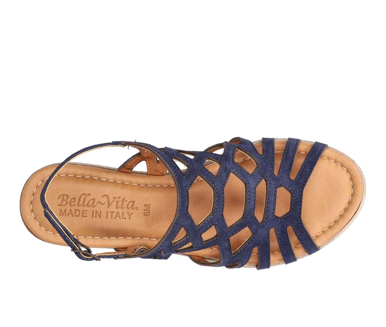 Women's Bella Vita Italy Zip Wedge Sandals