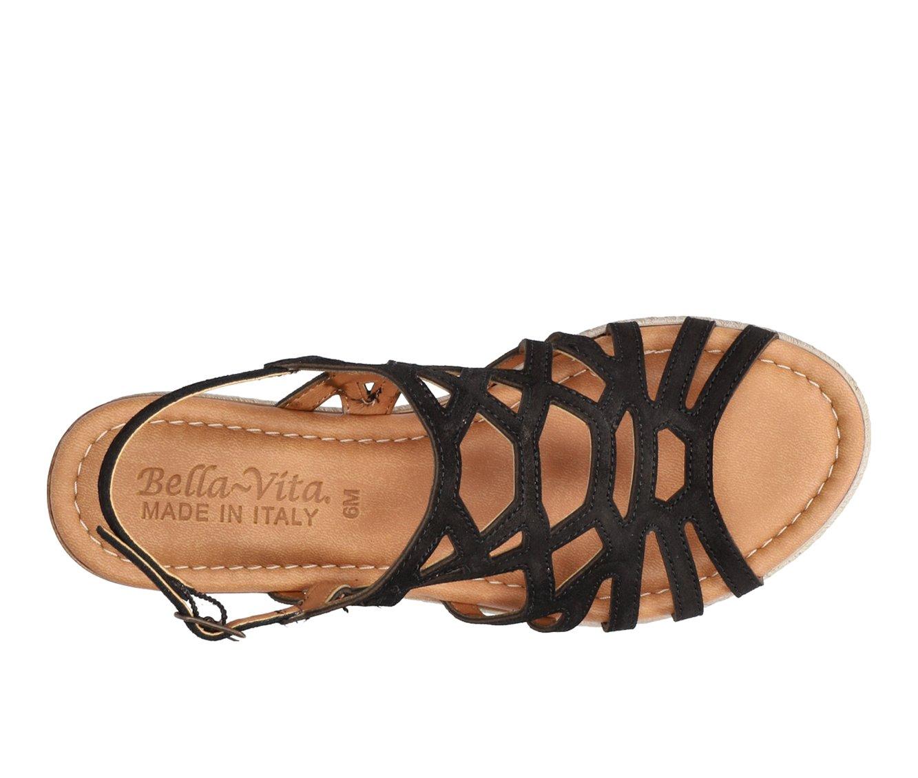 Women's Bella Vita Italy Zip Wedge Sandals