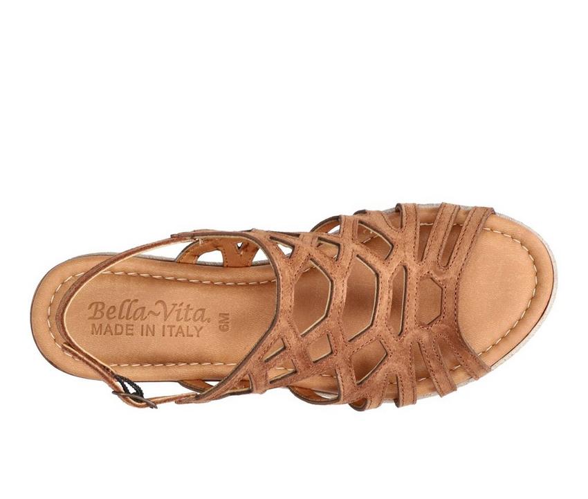 Women's Bella Vita Italy Zip Wedge Sandals