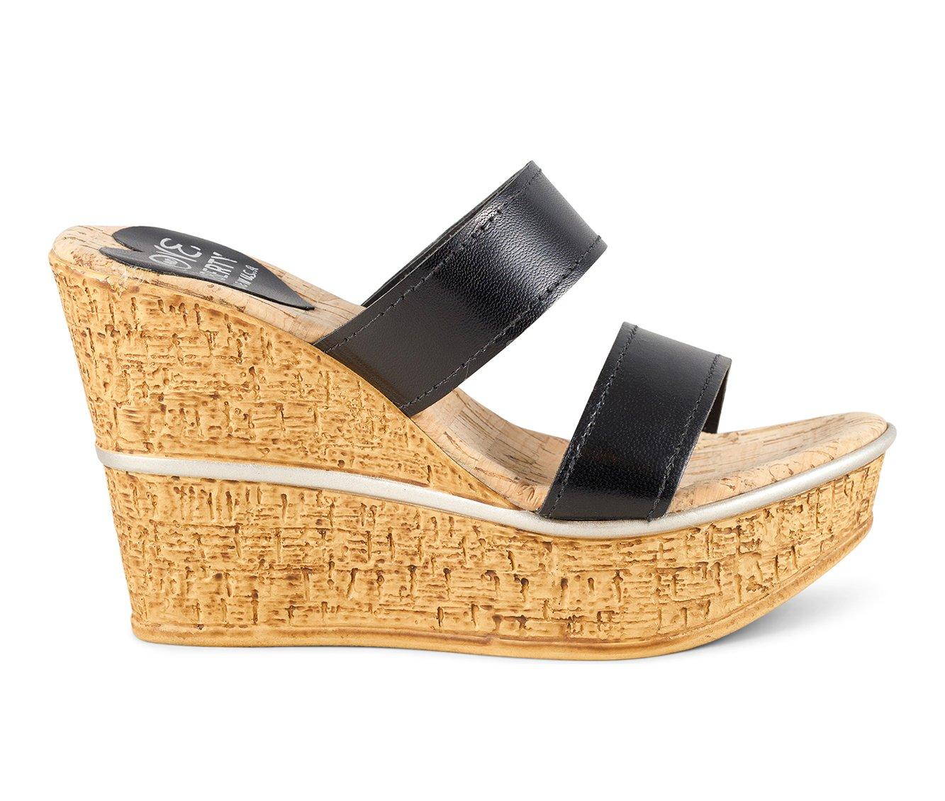 Women's Love and Liberty Brooklyn Platform Wedge Sandals