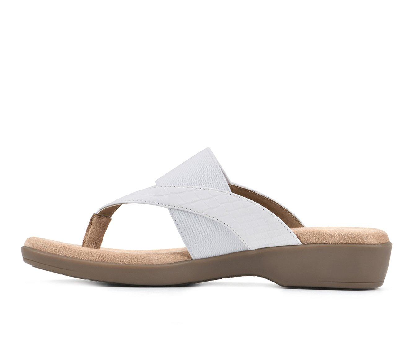 White mountain thong discount sandals