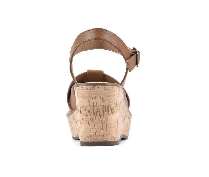 Women's White Mountain Simple Wedge Sandals
