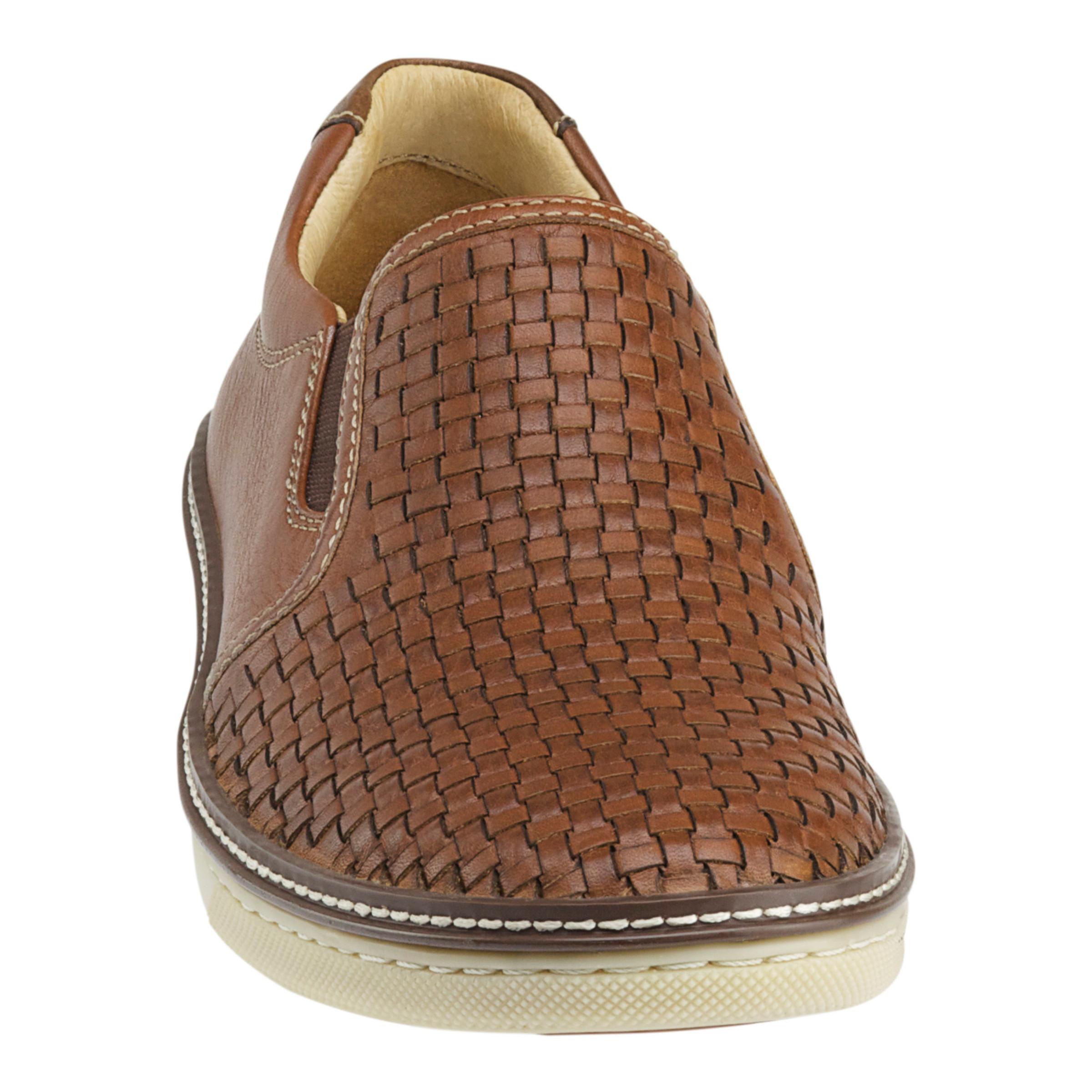 Men's Johnston and Murphy McGuffey Woven Slip-On Shoes