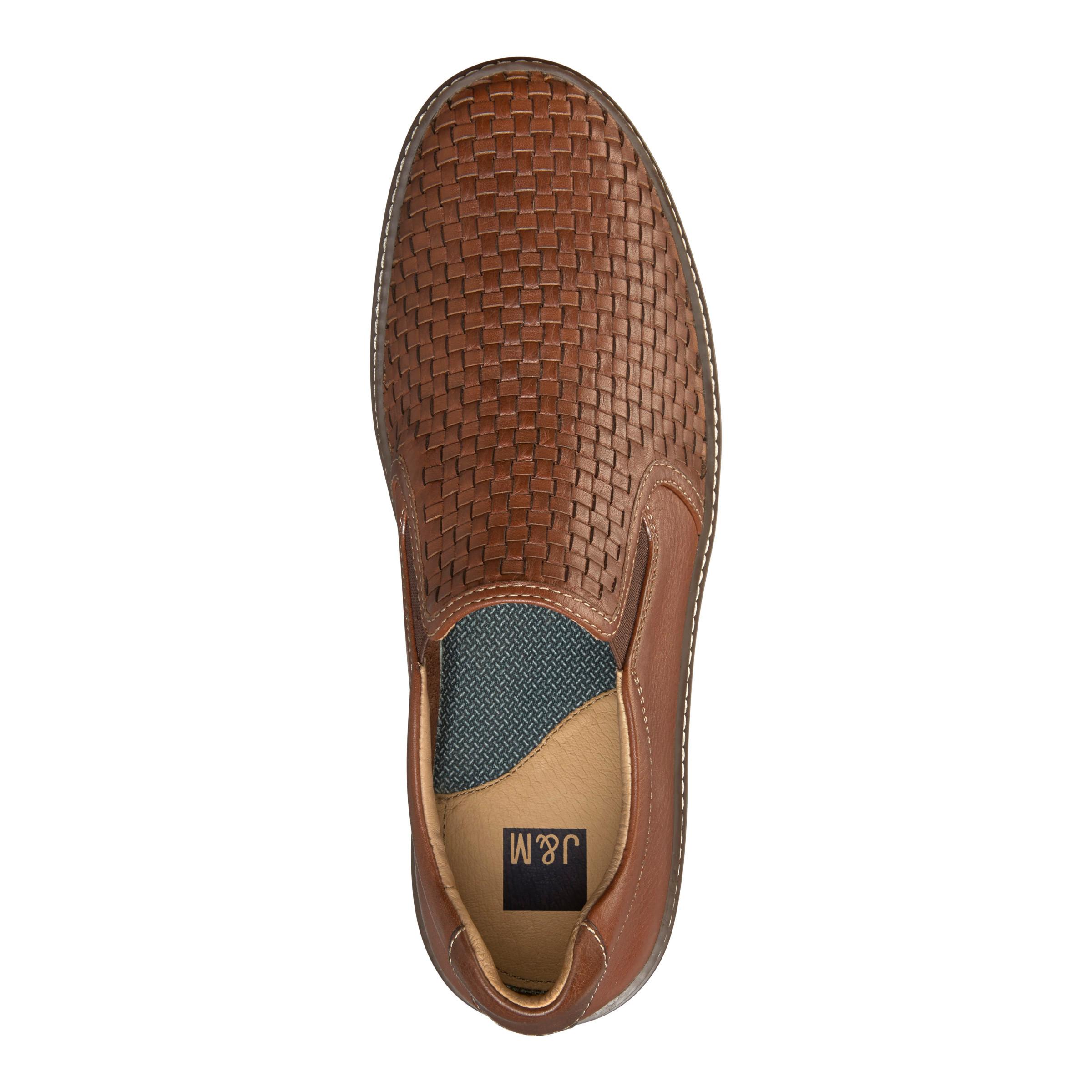 Men's Johnston and Murphy McGuffey Woven Slip-On Shoes