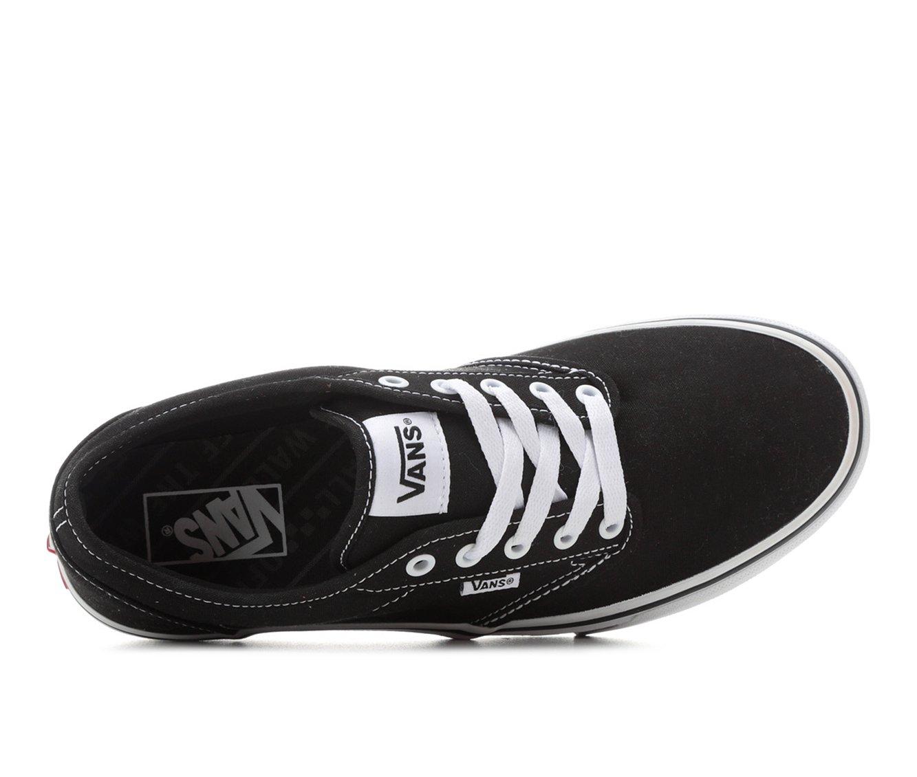 Vans atwood cheap canvas black white